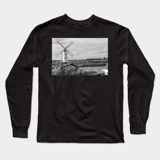 Thurne Mill on the River Thurne in the Norfolk Broads National Park Long Sleeve T-Shirt